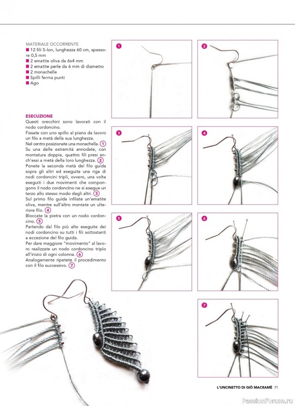 Вязаные проекты в журнале «Tutto Uncinetto Speciale Macrame №1 2023»