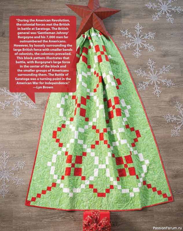 Коллекция проектов для рукодельниц в журнале «Quilter's World Special Edition - Christmas 2024»