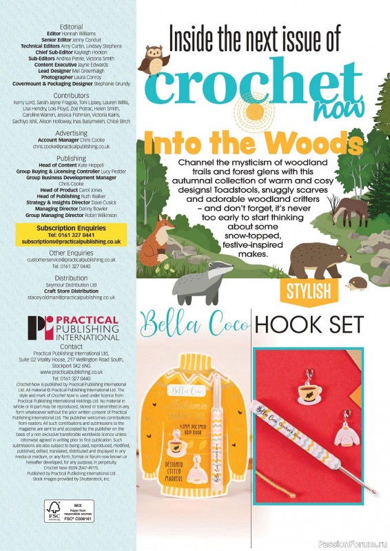 Вязаные модели крючком в журнале «Crochet Now №85 2022»