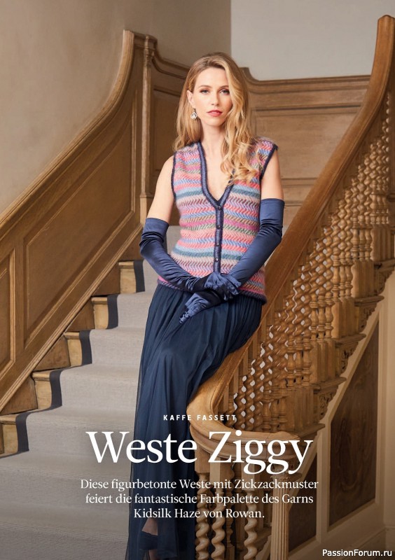 Вязаные модели в журнале «The Knitter №68 2024»