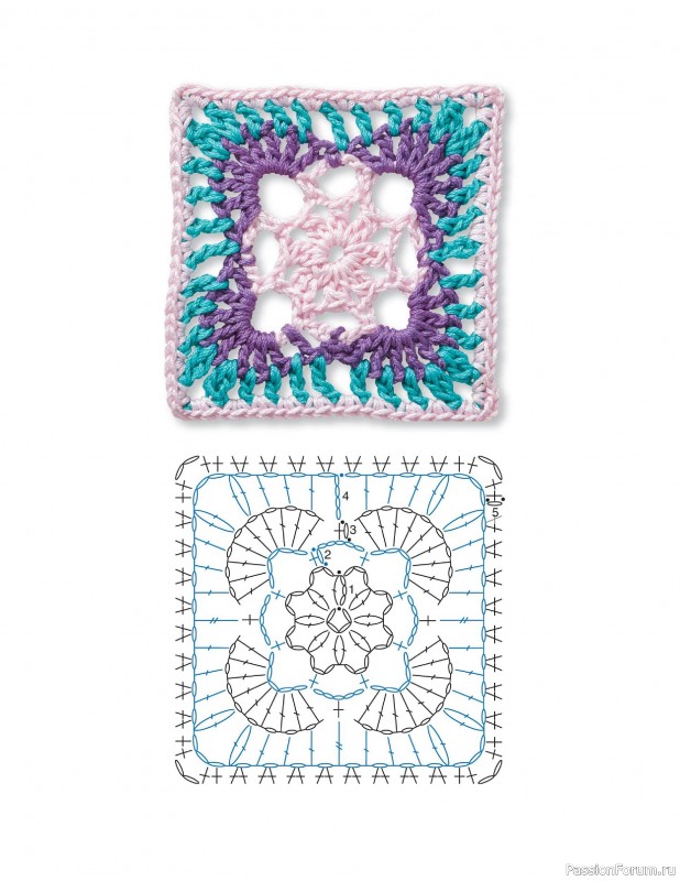 Вязаные проекты в книге «Granny Square Crochet for Beginners». Продолжение