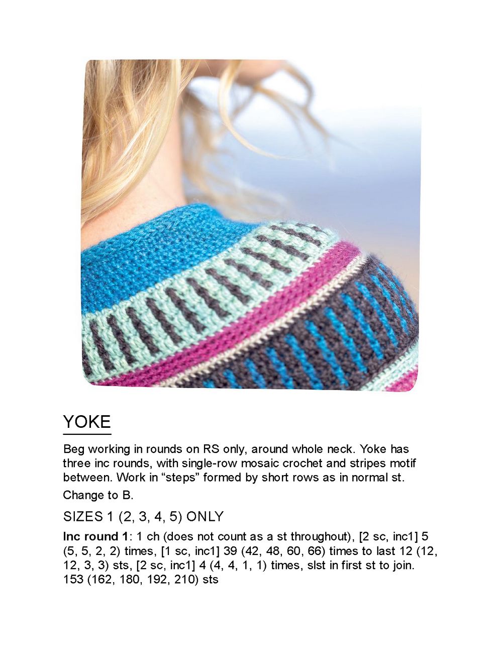 Коллекция проектов крючком в книге «Colorful Crochet Knitwear»