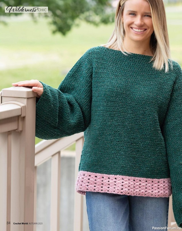 Вязаные проекты крючком в журнале «Crochet World - Autumn 2025»
