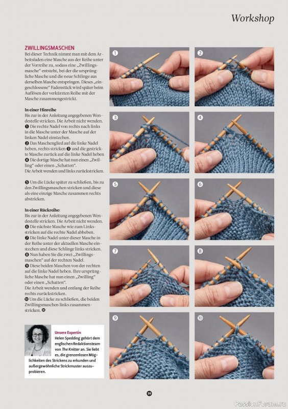 Вязаные проекты спицами в журнале «The Knitter Germany №69 2024»