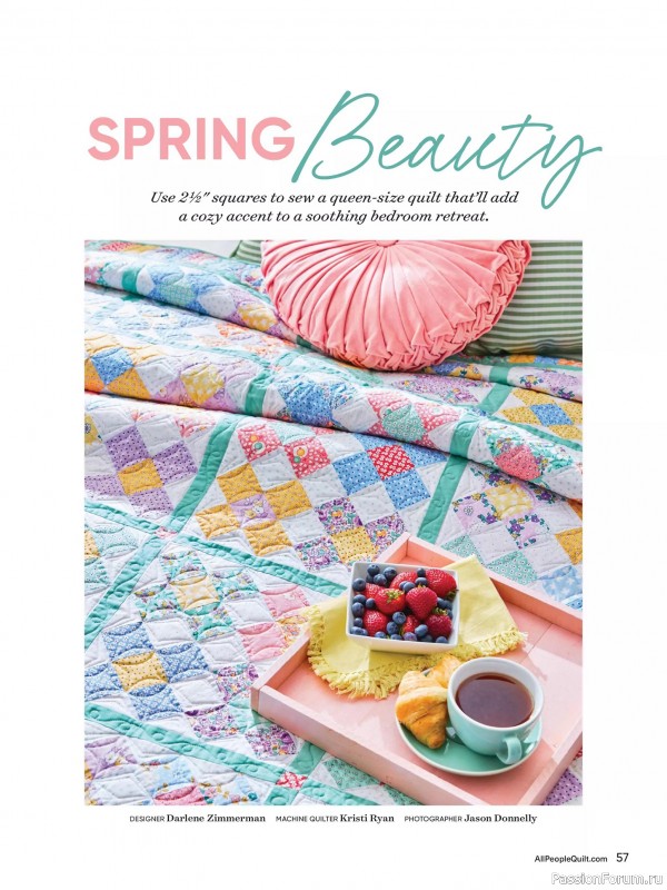 Коллекция проектов для рукодельниц в журнале «American Patchwork & Quilting №193 2025»