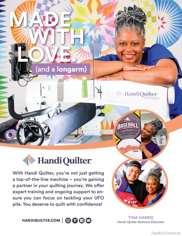 Коллекция проектов для рукодельниц в журнале «Fons & Porter’s Love Of Quilting - Summer 2025»