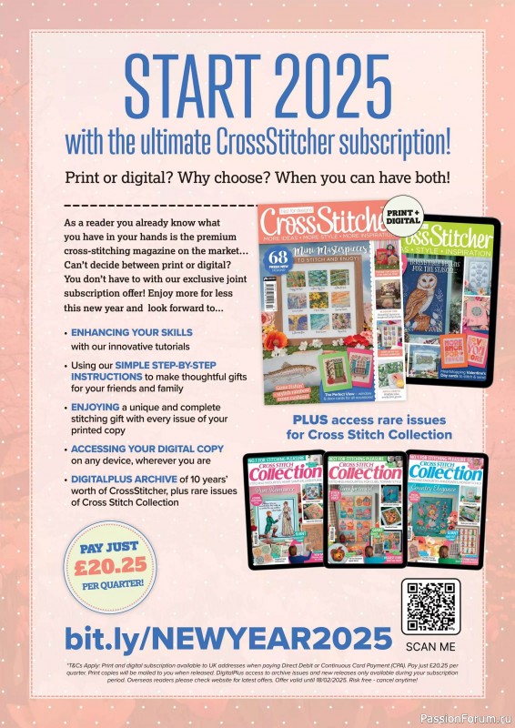 Коллекция вышивки в журнале «CrossStitcher №419 2025»