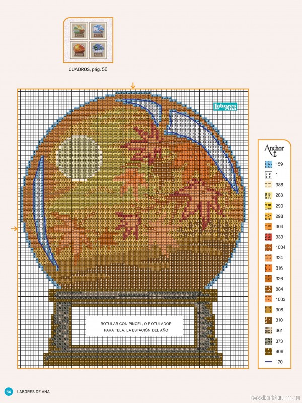 Коллекция вышивки в журнале «Labores de Ana №288 2024»
