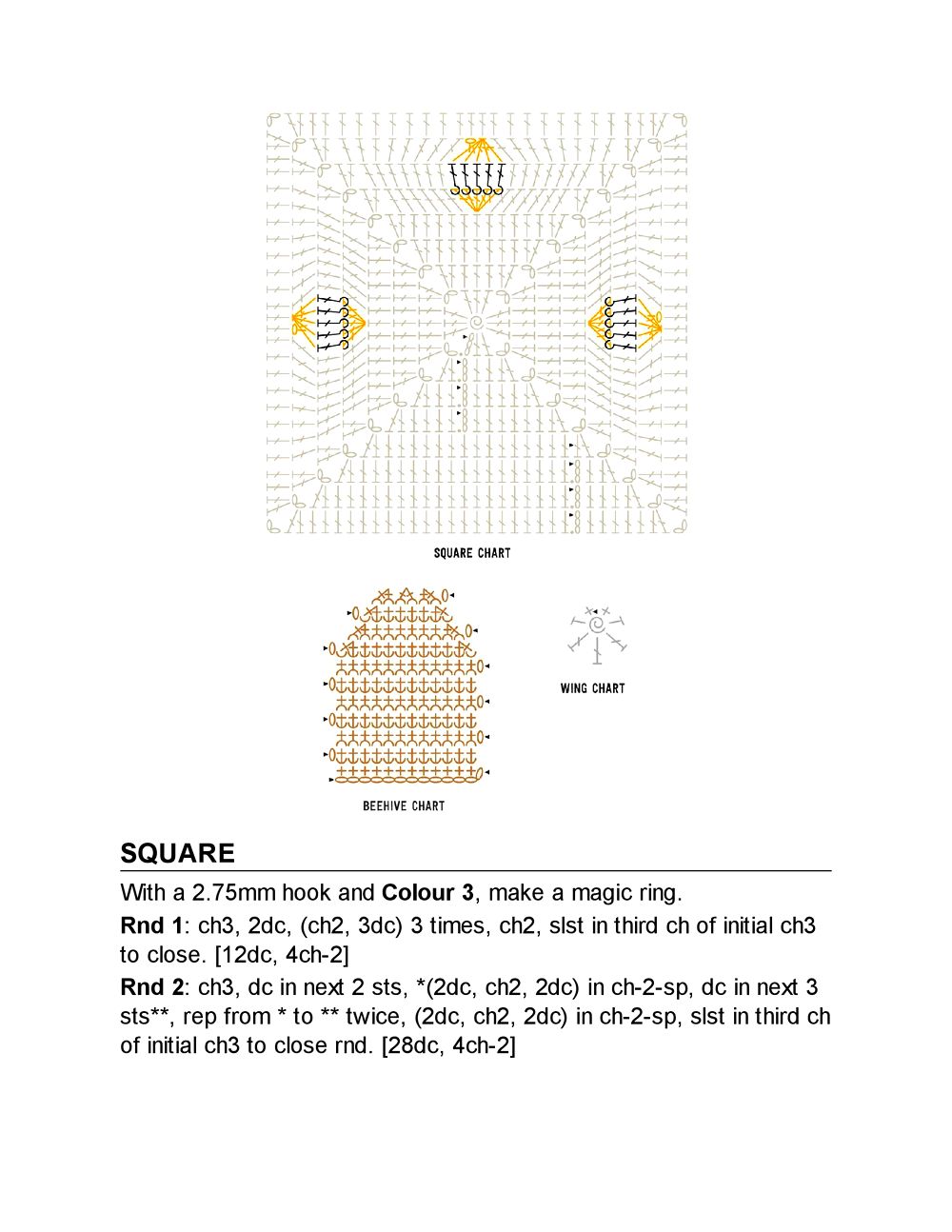 Коллекция "бабушкиных квадратов" в книге «3D Animal Granny Squares»