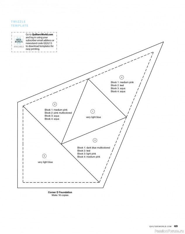 Коллекция проектов для рукодельниц в журнале «Quilter's World - Spring 2025»