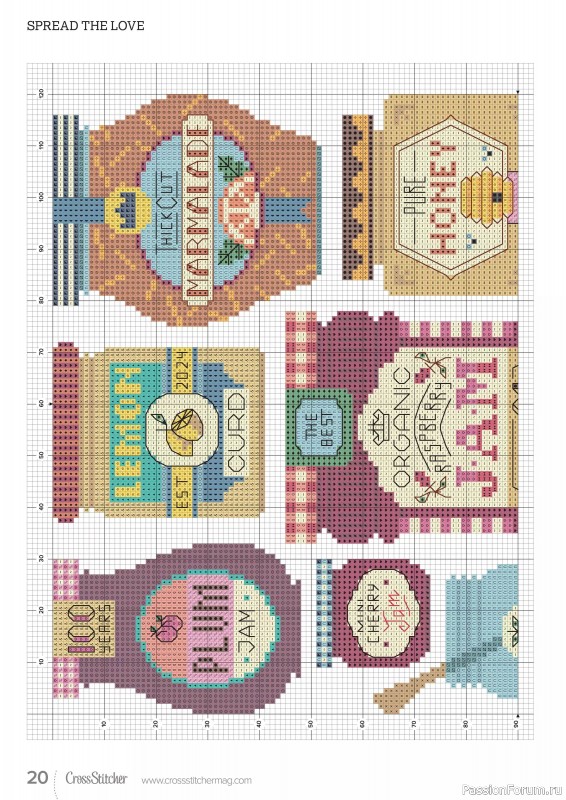 Коллекция вышивки в журнале «CrossStitcher №413 2024»