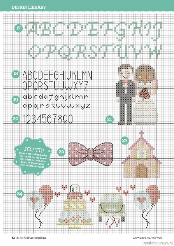 Коллекция вышивки в журнале «The World of Cross Stitching №332 2023»