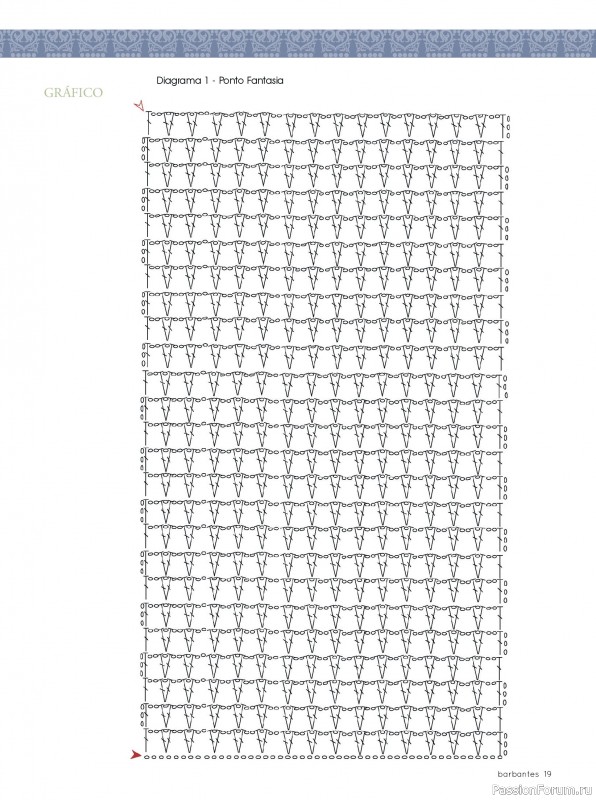Вязаные проекты крючком в журнале «Artesanato Simples Ed.47 Barbante»