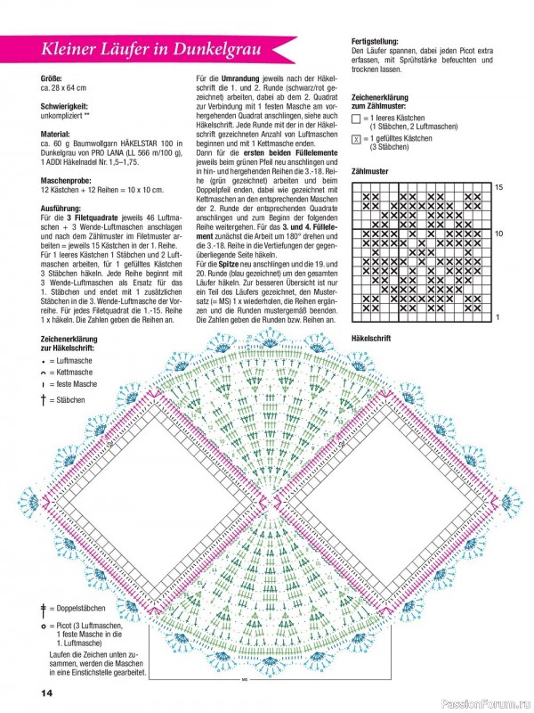 Вязаные проекты крючком в журнале «Filethakeln leicht gemacht №1 2023»