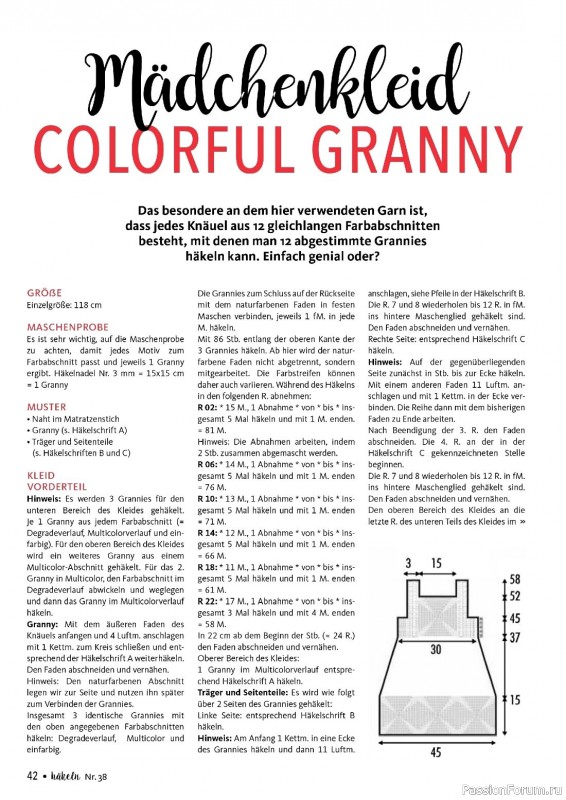 Вязаные проекты крючком в журнале «Hakeln Das MaschenMagazin №38 2023»