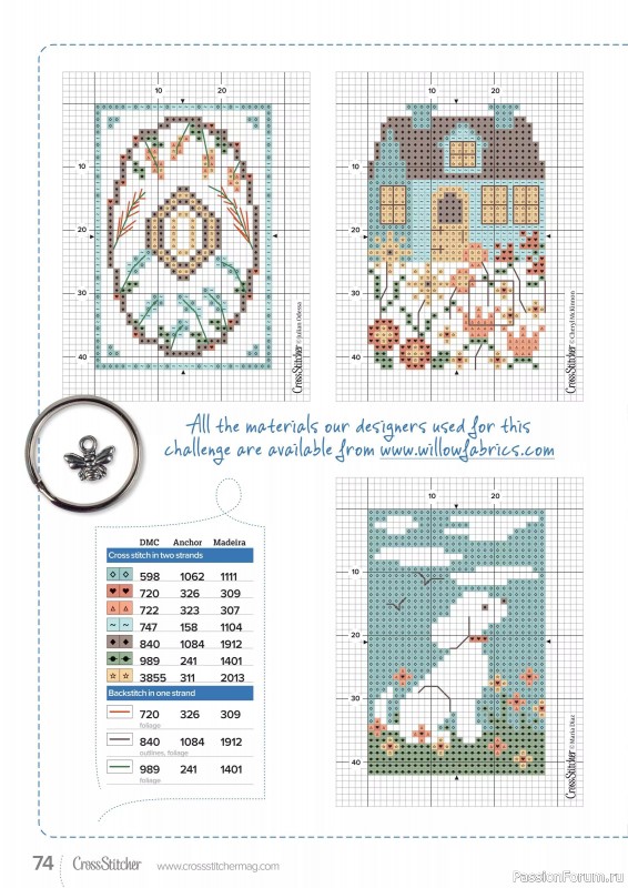 Коллекция вышивки в журнале «CrossStitcher №412 2024»