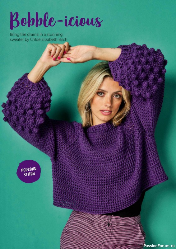 Вязаные проекты крючком в журнале «Simply Crochet №155 2024»