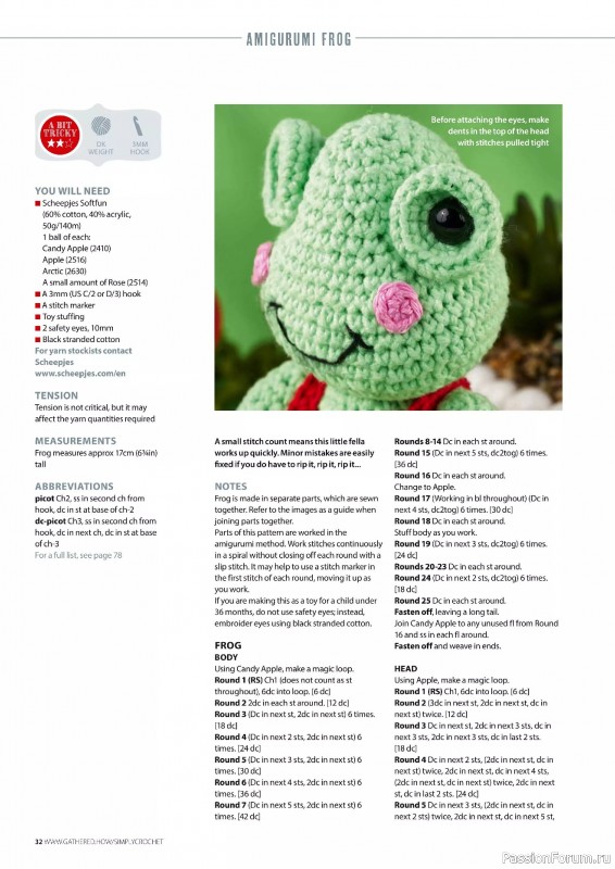 Вязаные проекты крючком в журнале «Simply Crochet №161 2025»