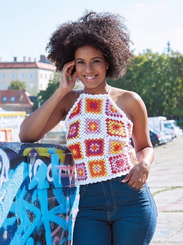 Вязаные проекты в книге «Not Your Granny's Granny Squares»