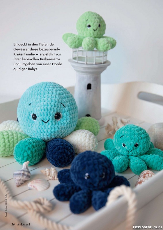 Вязаные проекты в журнале «Amigurumi Magazin №15 2024»