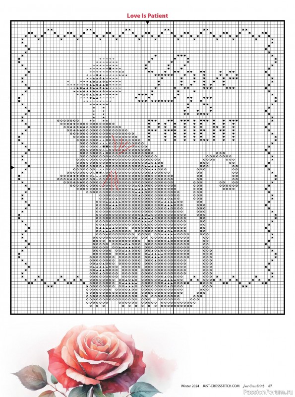 Коллекция вышивки в журнале «Just CrossStitch - Winter 2024»