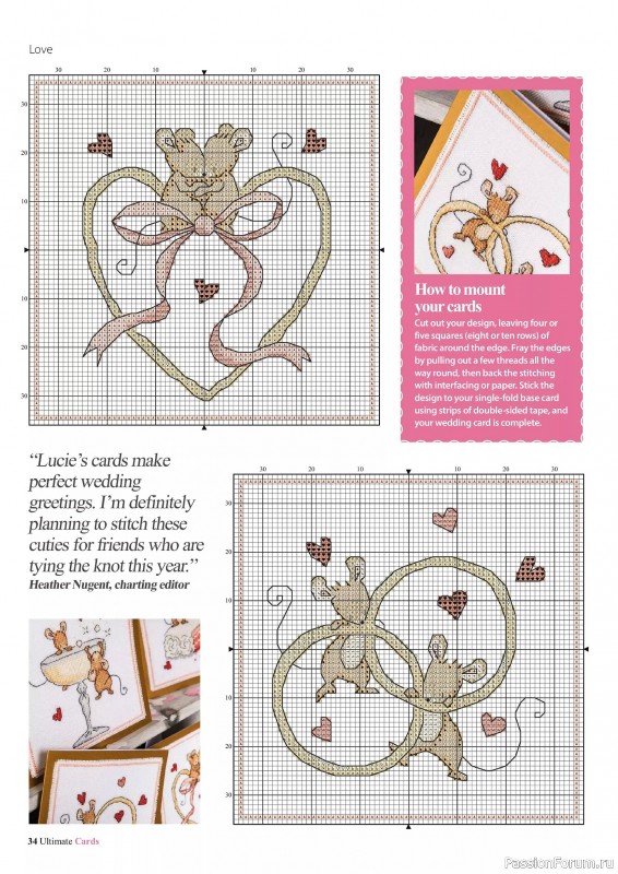 Коллекция вышивки в журнале «Ultimate CrossStitch Cards №58 2025»