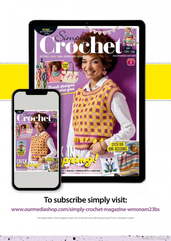 Вязаные проекты крючком в журнале «Simply Crochet №149 2024»