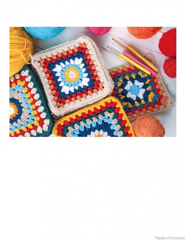 Вязаные проекты в книге «Not Your Granny's Granny Squares»