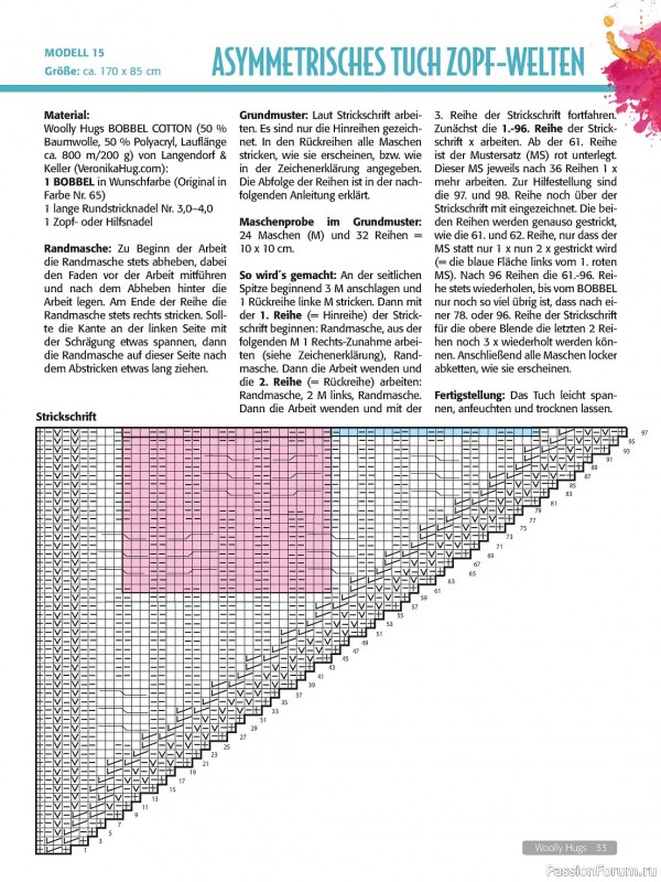 Вязаные проекты в журнале «Woolly Hugs Maschenwelt №1 2024»