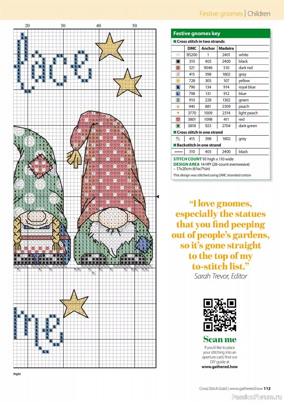 Коллекция вышивки в журнале «Cross Stitch Gold - Christmas 2024»