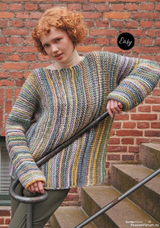 Вязаные модели в журнале «Burda Stricken №1 2022»