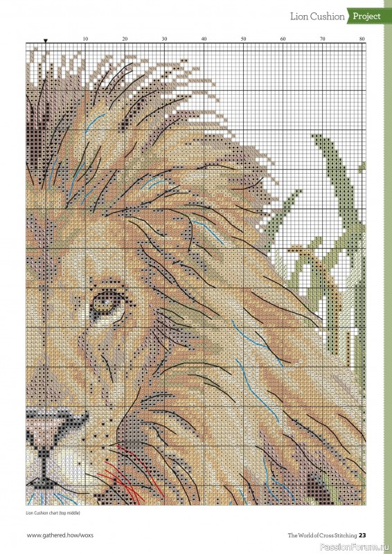 Коллекция вышивки в журнале «The World of Cross Stitching - August 2024»