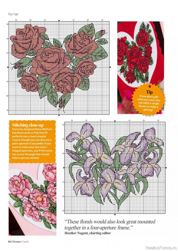 Коллекция вышивки в журнале «Ultimate CrossStitch Cards №58 2025»