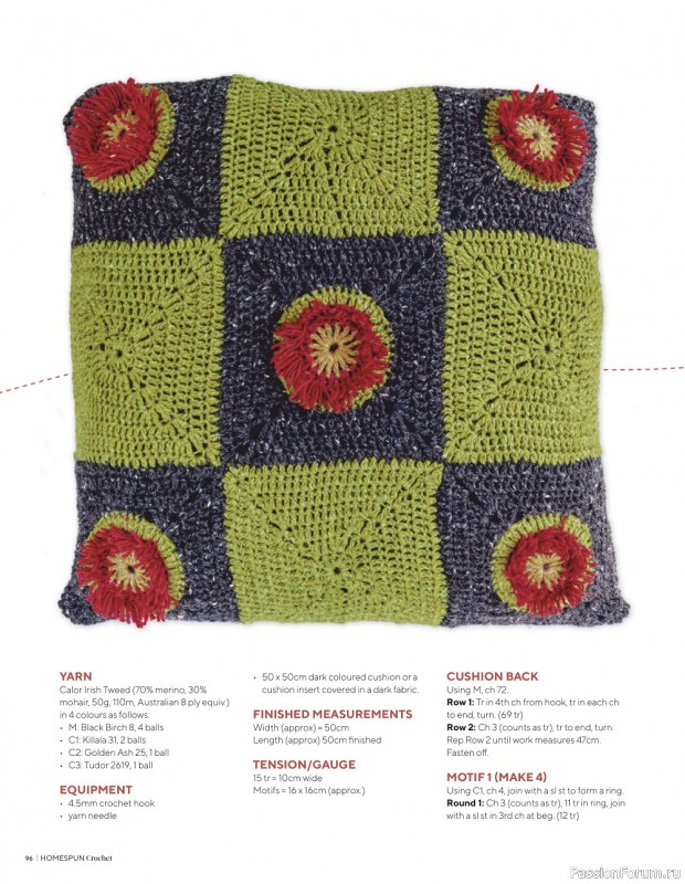 Вязаные проекты крючком в журнале «Homespun Crochet №3 2022»