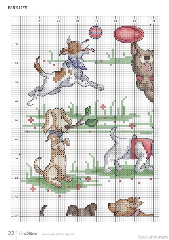 Коллекция вышивки в журнале «CrossStitcher №392 2023»