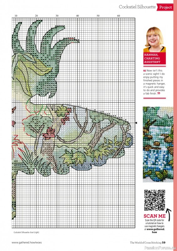 Коллекция вышивки в журнале «The World of Cross Stitching №358 2025»