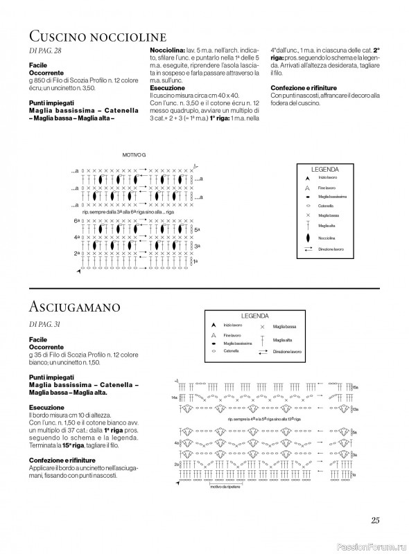 Вязаные проекты крючком в журнале «Profilo Uncinetto №4 2024»