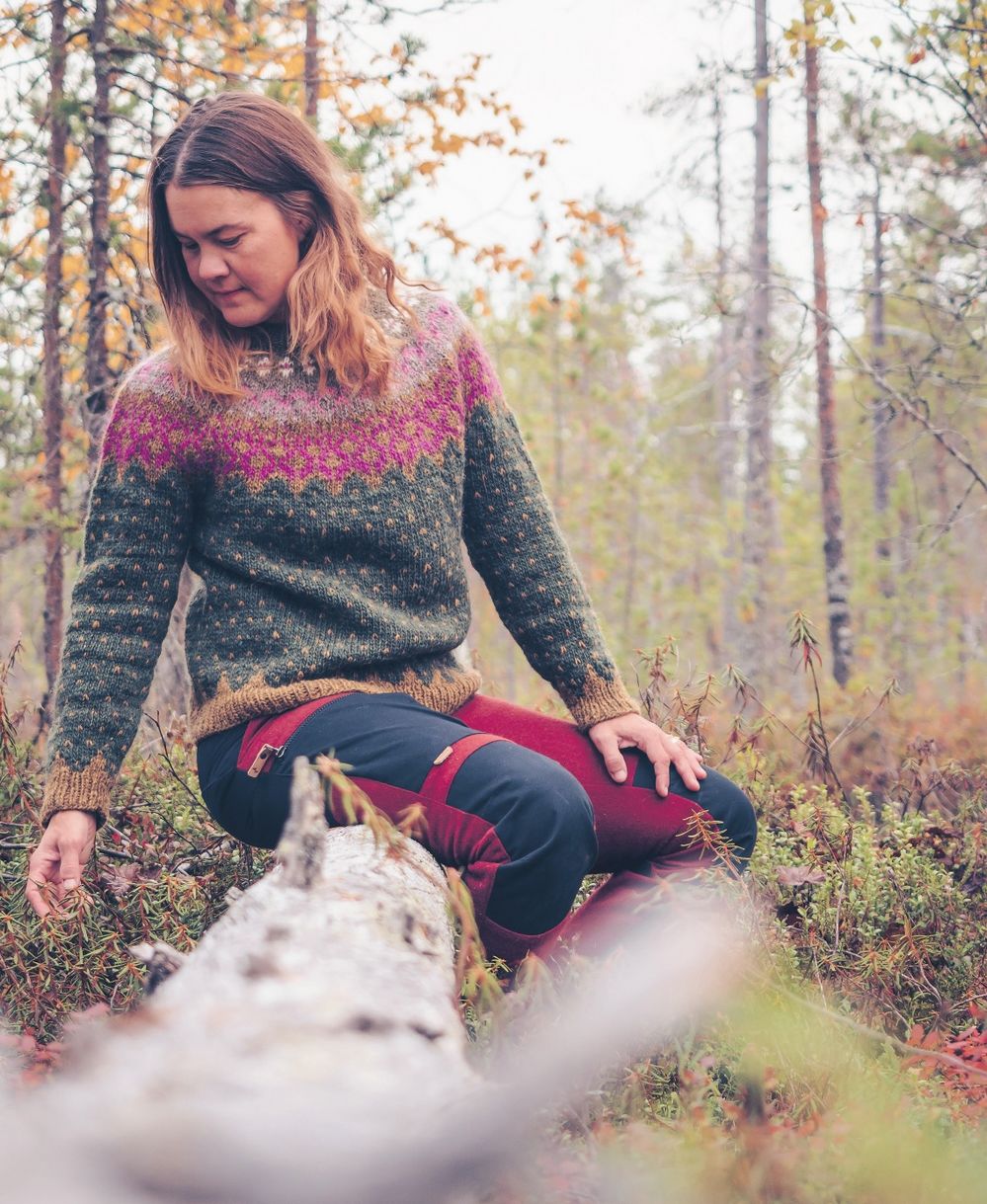 Коллекция вязаных моделей в книге «Icelandic Knits»