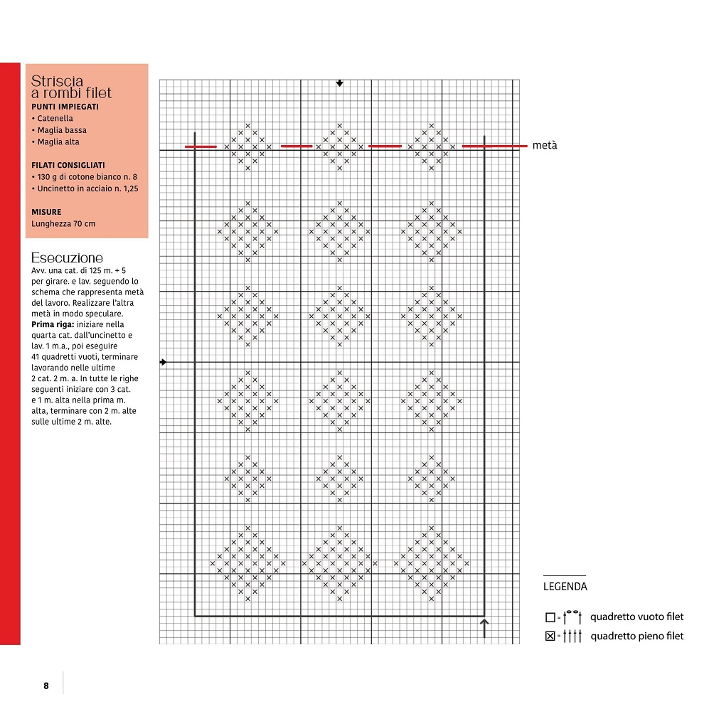 Журнал "Uncinetto Manuale Filet" №4 2021