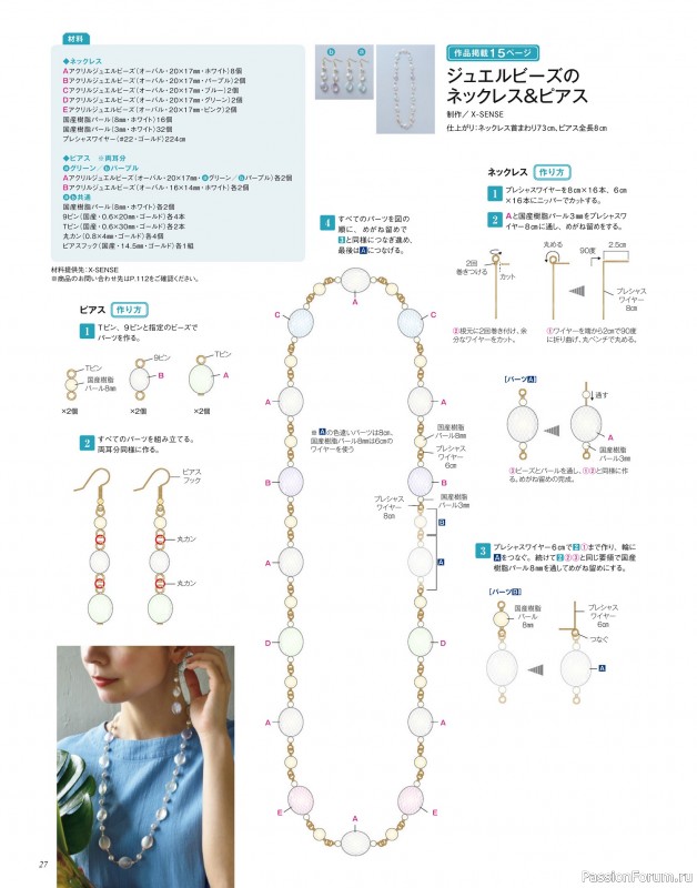 Коллекция проектов для рукодельниц в журнале «Beads Friend - Summer 2024»