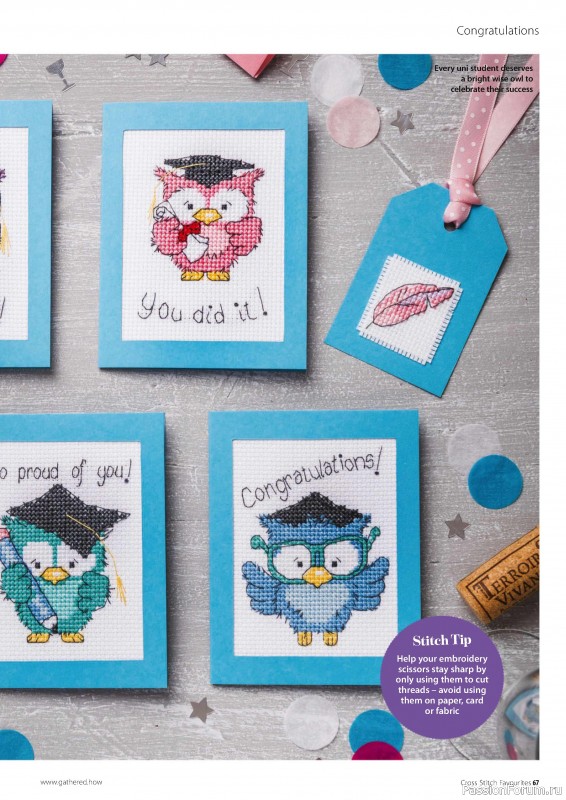 Коллекция вышивки в журнале «Cross Stitch Favourites - The Cards 2024»