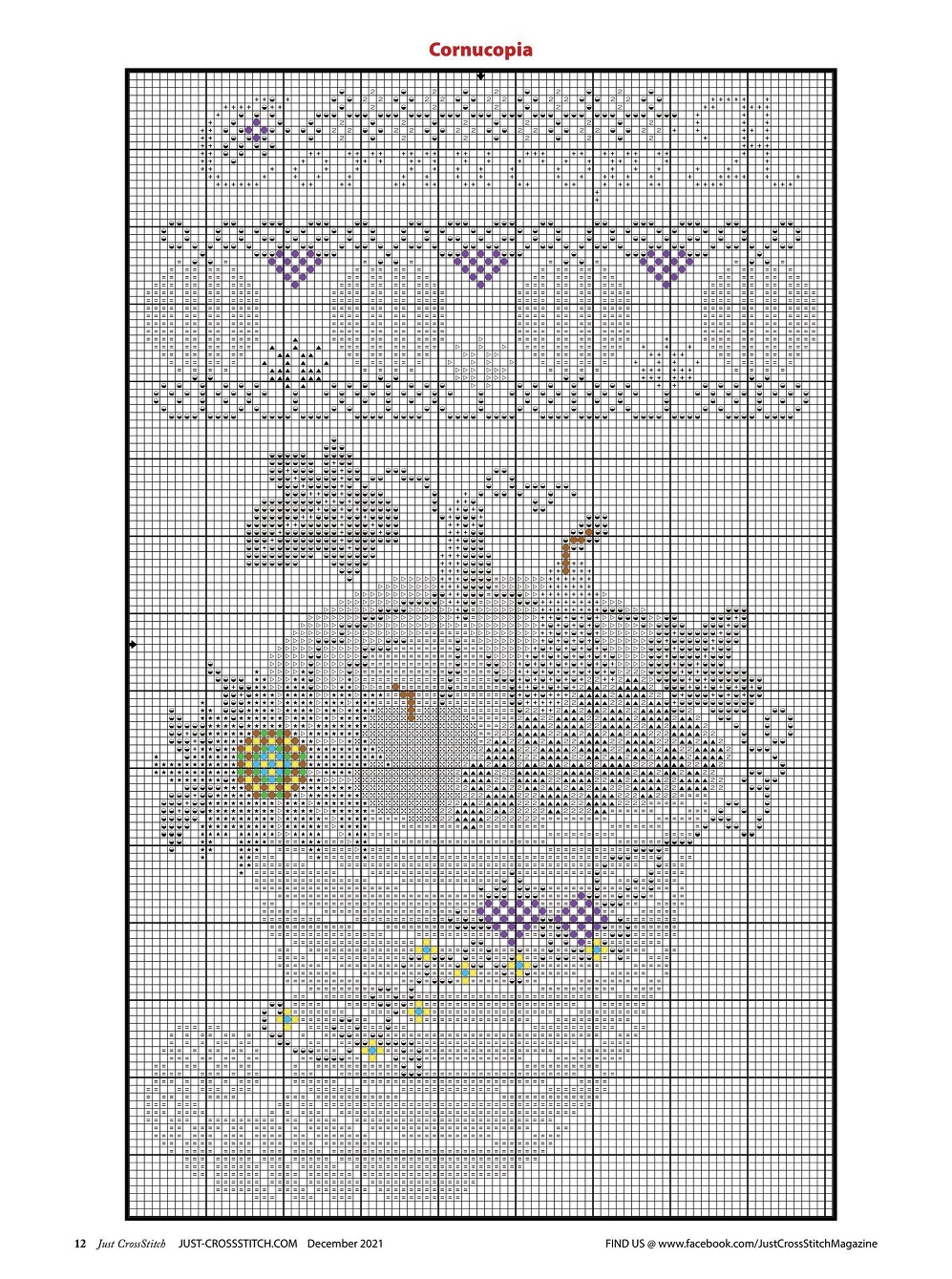 Журнал "Just CrossStitch - December" 2021