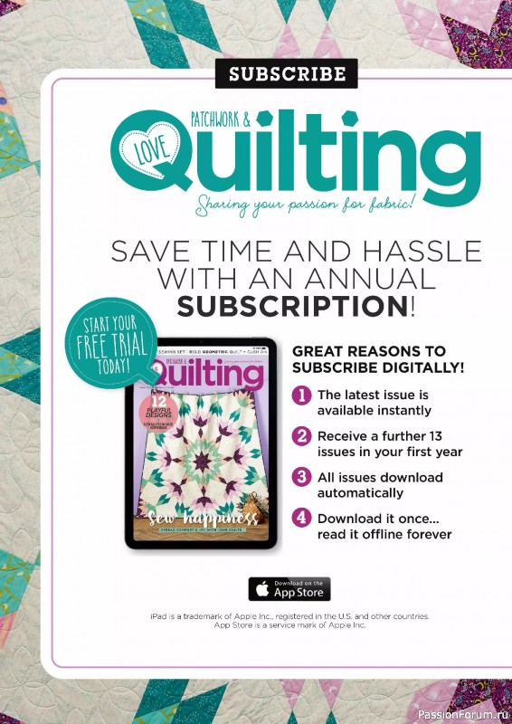 Коллекция проектов для рукодельниц в журнале «Love Patchwork & Quilting №150 2025»
