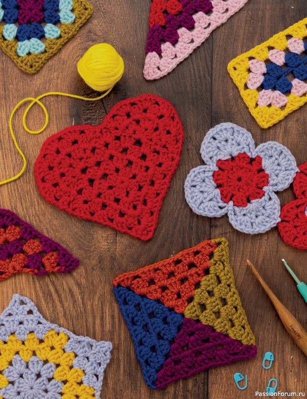 Вязаные проекты в книге «Every Way with Granny Crochet». 1 часть