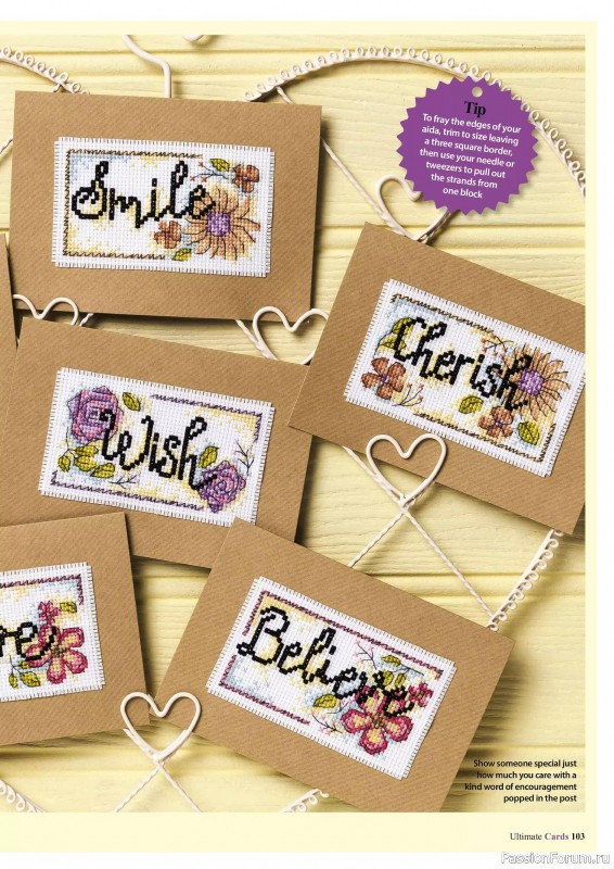 Коллекция вышивки в журнале «Ultimate CrossStitch Cards №58 2025»