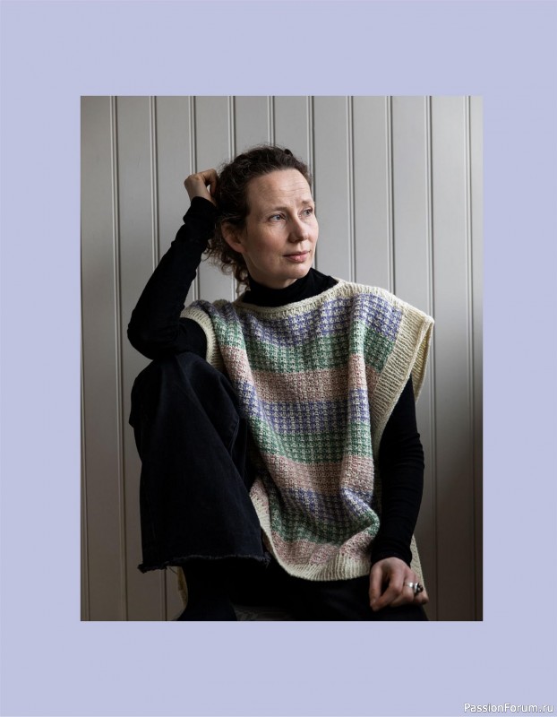 Вязаные проекты в книге «52 Weeks of Scrap Yarn»