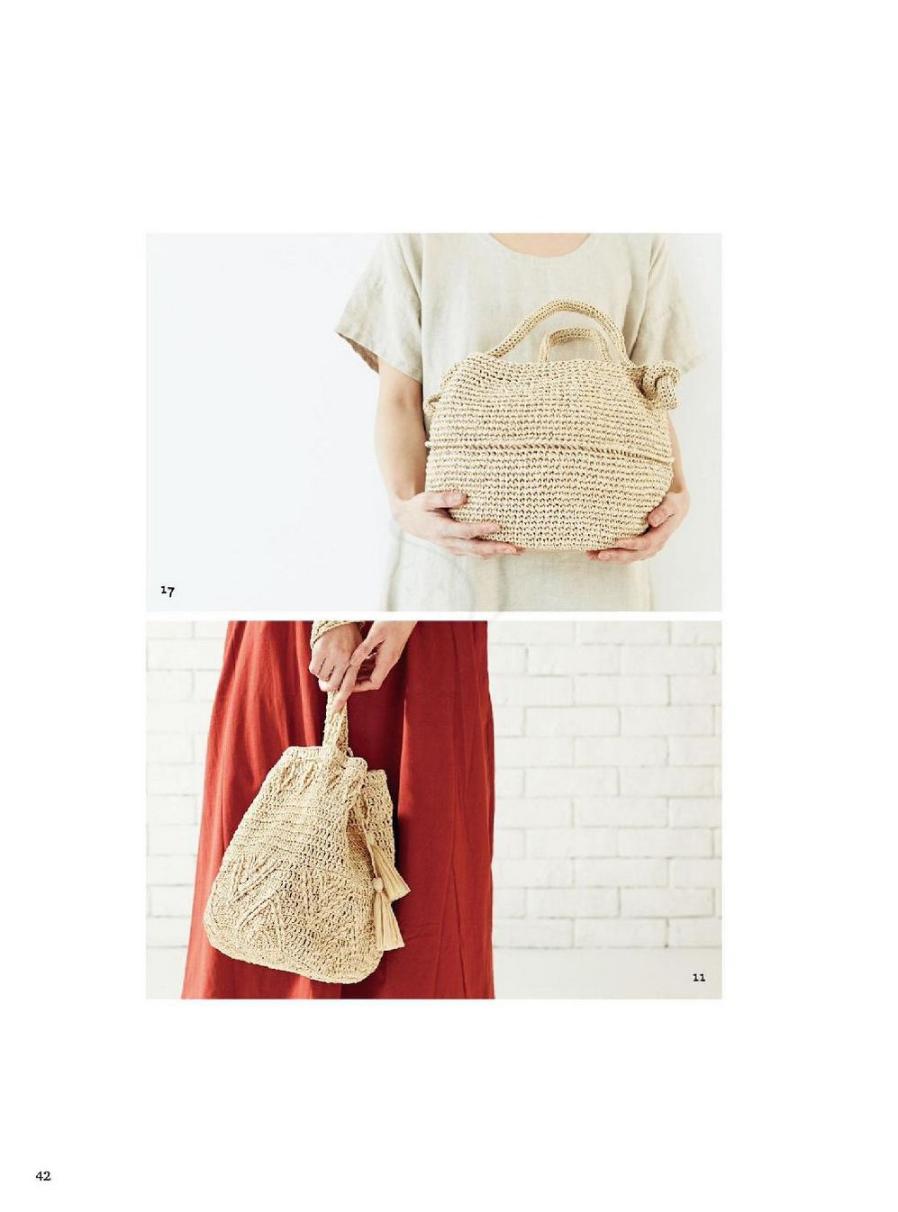 Сумки крючком в японском журнале "30 Crochet bags" 2021