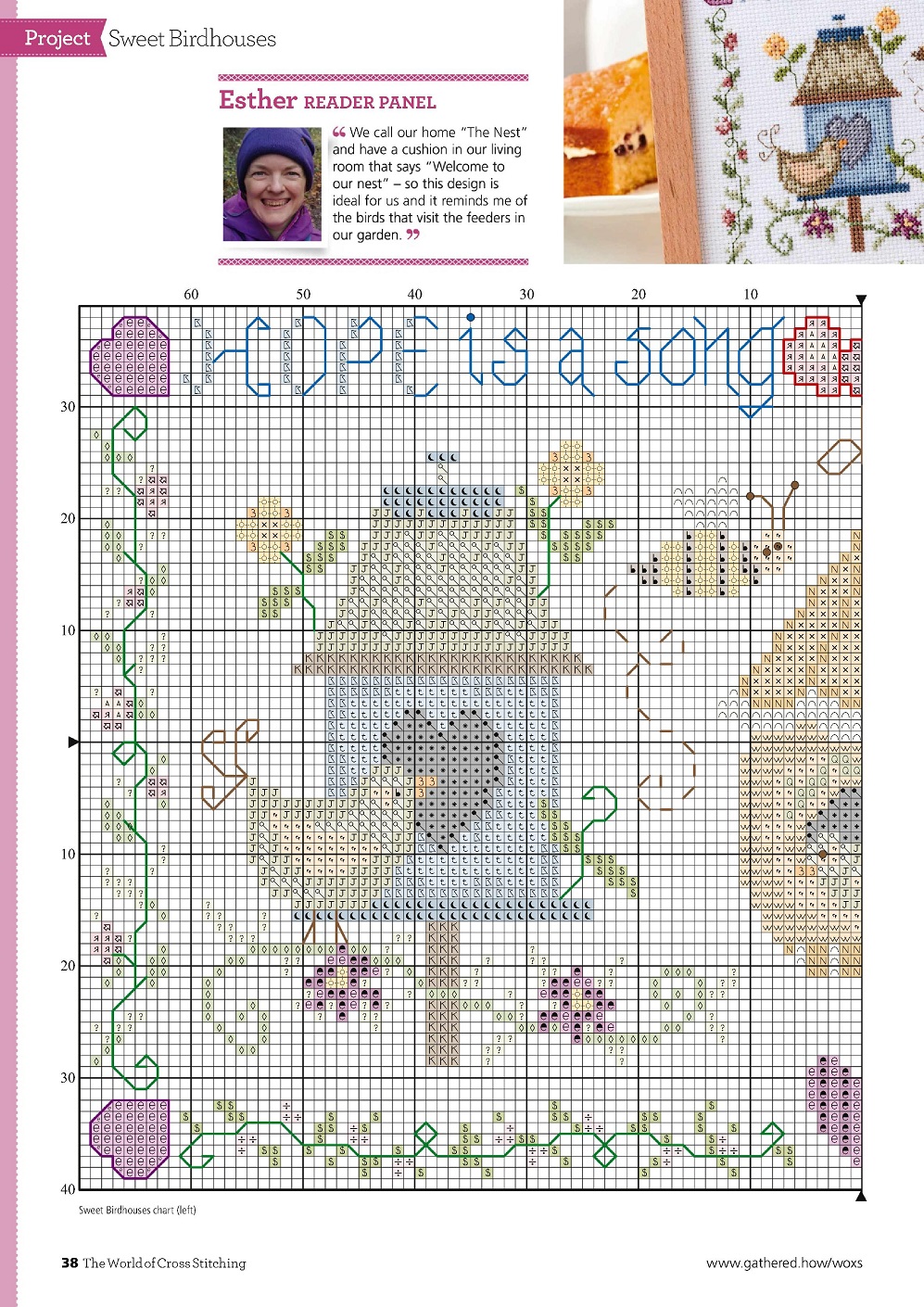 Журнал "The World of Cross Stitching №316 2022"