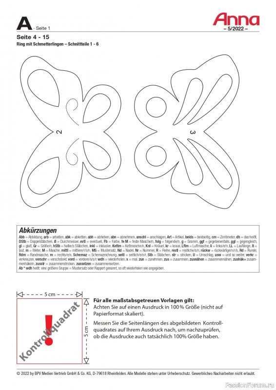 Коллекция проектов для рукодельниц в журнале «Anna №5 2022 Germany»