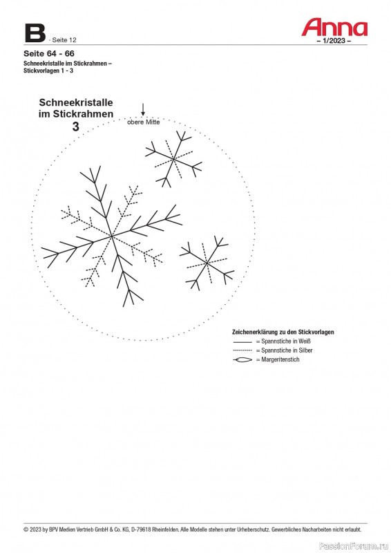 Коллекция проектов для рукодельниц в журнале «Anna Germany №1 2023 »
